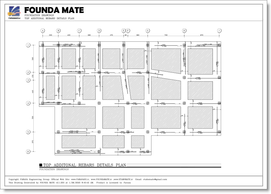 FOUNDA MATE Foundation Slab Detailing Software