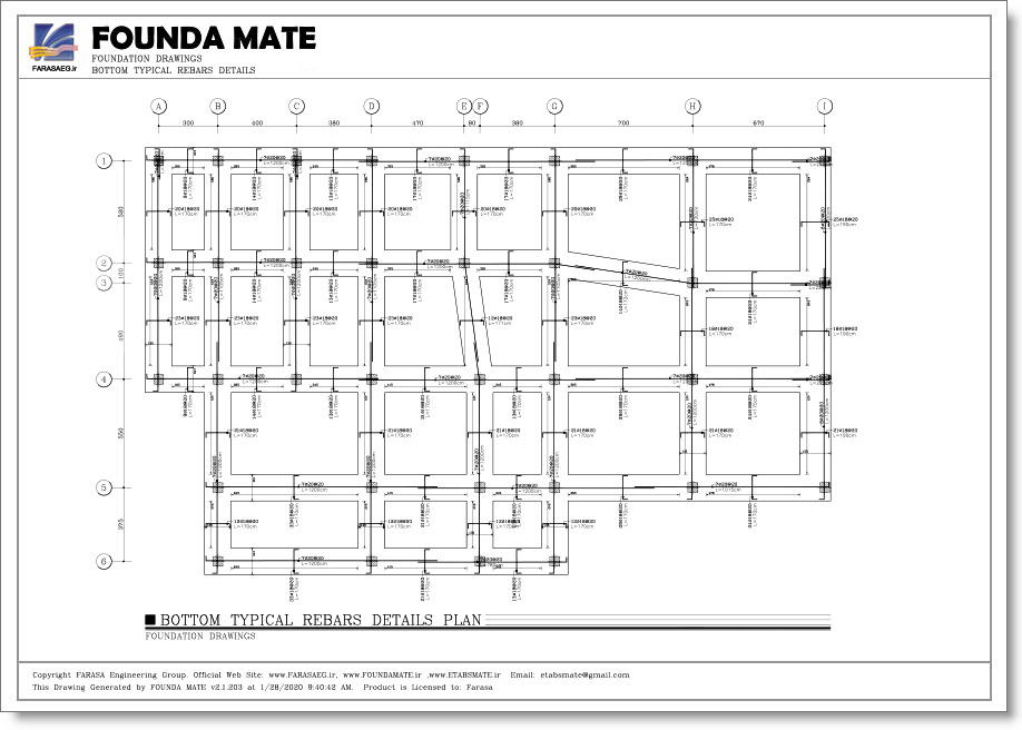 FOUNDA MATE Foundation Slab Detailing Software